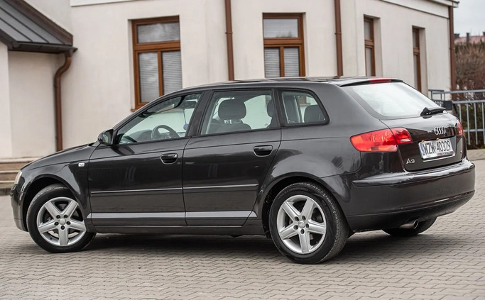 Audi A3 cena 22900 przebieg: 237000, rok produkcji 2006 z Bełchatów małe 211